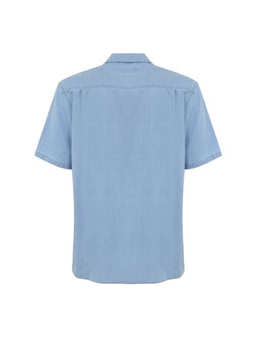 Camicia in cotone Chambray Mc2 Saint Barth | SIFNOS00317H CHAMBRAY DENIM LIGHT
